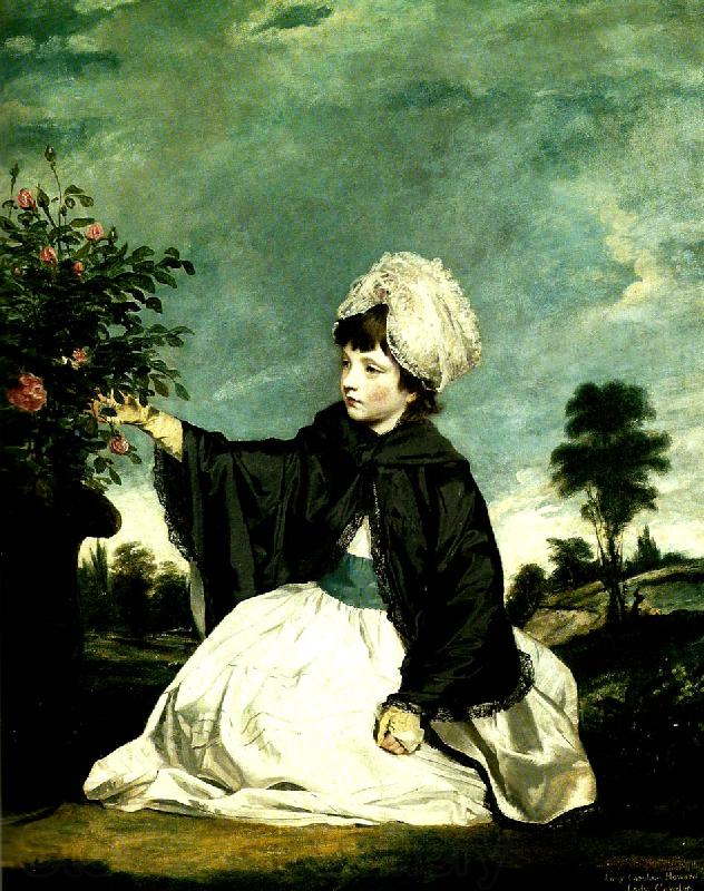 Sir Joshua Reynolds lady caroline howard Norge oil painting art